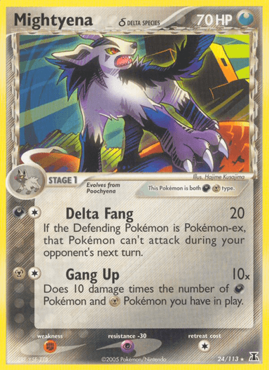 Mightyena δ, Delta Species 24