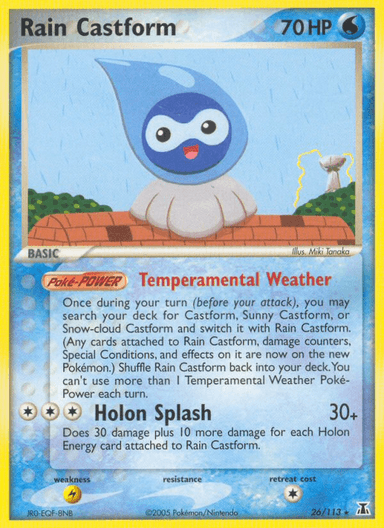 Rain Castform, Delta Species 26