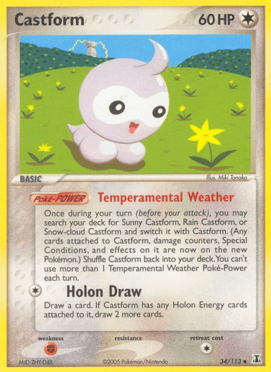 Castform, Delta Species 34