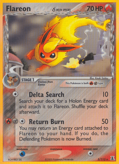 Flareon δ, Delta Species 5