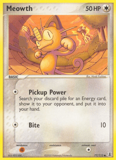Meowth, Delta Species 77
