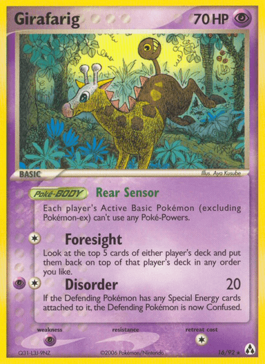 Girafarig, Legend Maker 16