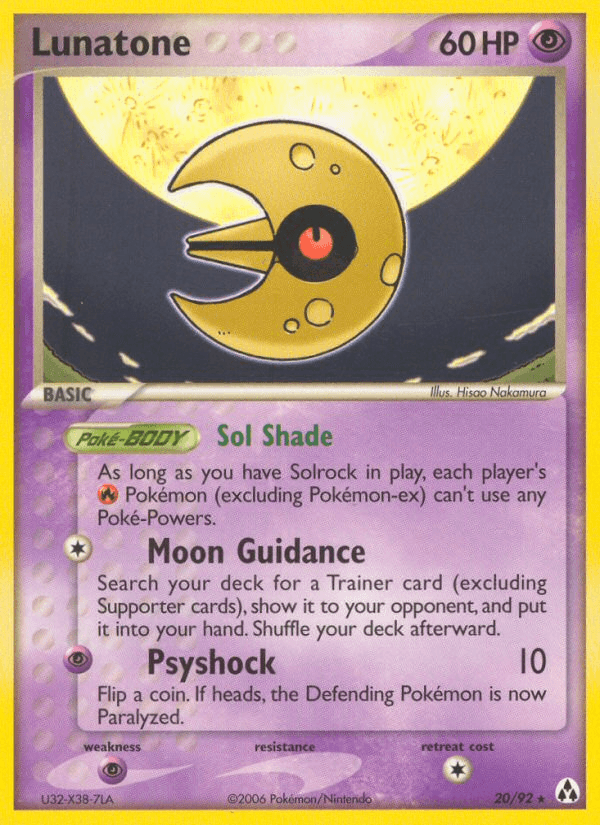 Lunatone, Legend Maker 20
