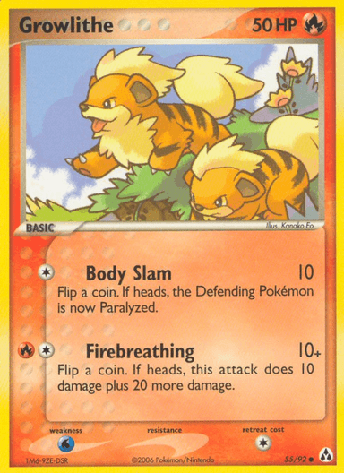 Growlithe, Legend Maker 55