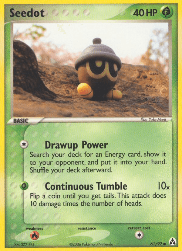 Seedot, Legend Maker 61
