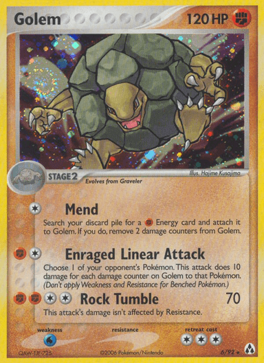 Golem, Legend Maker 6