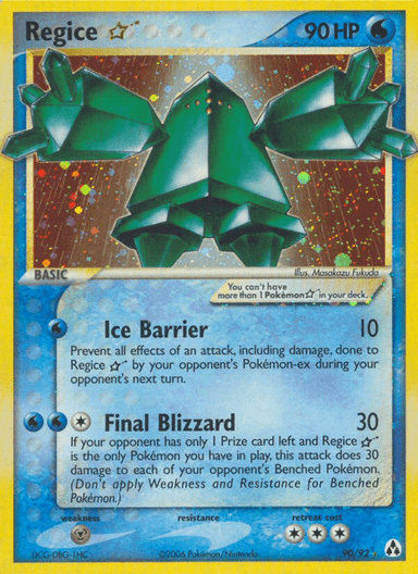 Regice ★, Legend Maker 90