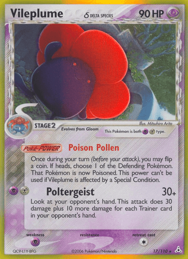Vileplume δ, Holon Phantoms 17