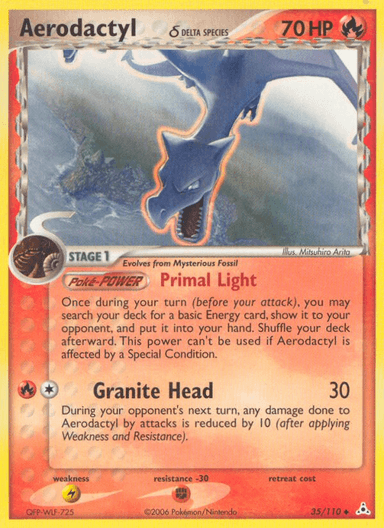 Aerodactyl δ, Holon Phantoms 35