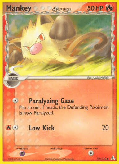Mankey δ, Holon Phantoms 70
