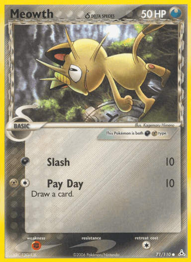 Meowth δ, Holon Phantoms 71