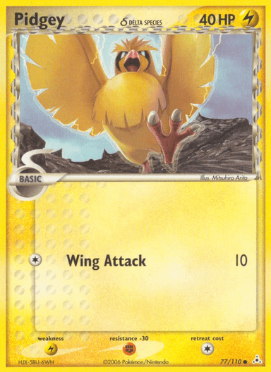 Pidgey δ, Holon Phantoms 77