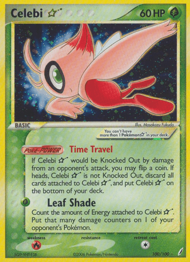 Celebi ★, Crystal Guardians 100