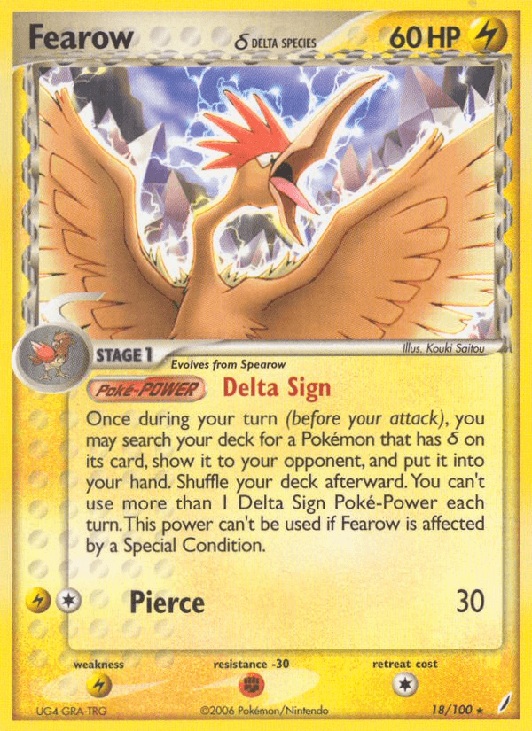 Fearow δ, Crystal Guardians 18