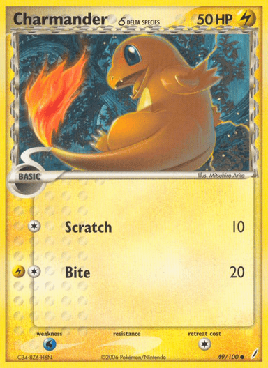Charmander δ, Crystal Guardians 49
