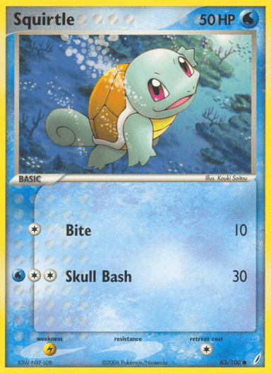 Squirtle, Crystal Guardians 63