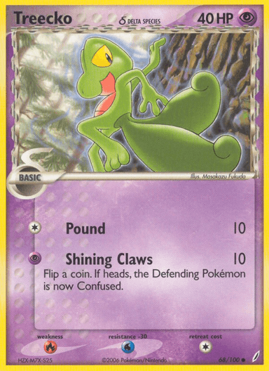 Treecko δ, Crystal Guardians 68