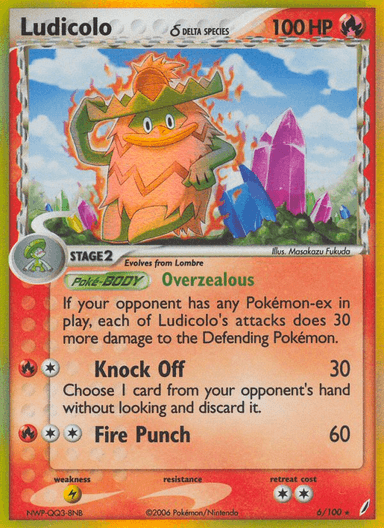 Ludicolo δ, Crystal Guardians 6