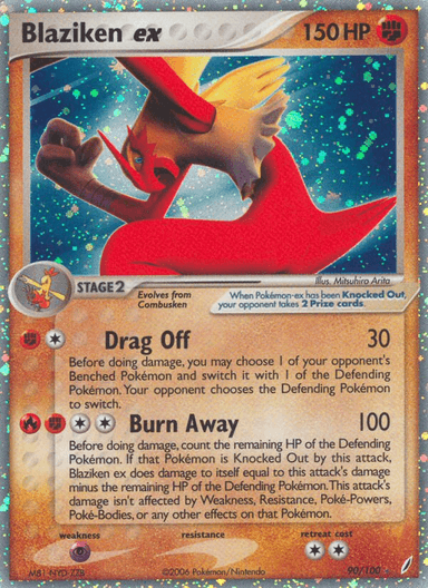 Blaziken ex, Crystal Guardians 90
