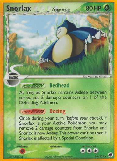 Snorlax δ, Dragon Frontiers 10