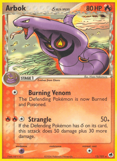 Arbok δ, Dragon Frontiers 13