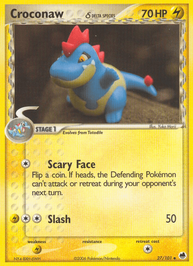 Croconaw δ, Dragon Frontiers 27