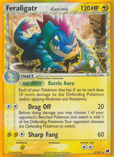 Feraligatr δ, Dragon Frontiers 2