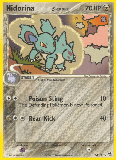 Nidorina δ, Dragon Frontiers 34