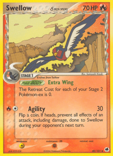 Swellow δ, Dragon Frontiers 40