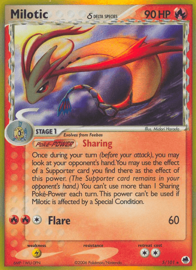 Milotic δ, Dragon Frontiers 5
