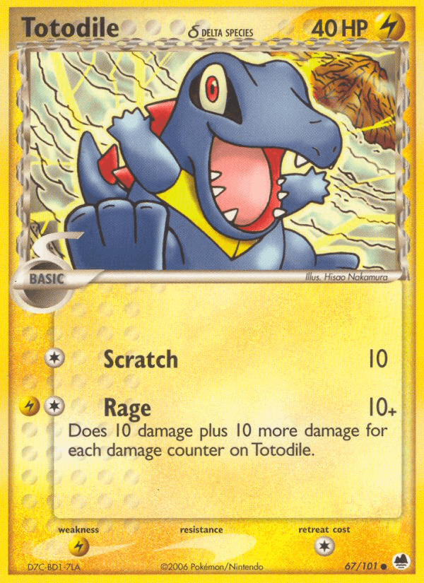 Totodile δ, Dragon Frontiers 67
