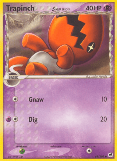 Trapinch δ, Dragon Frontiers 68