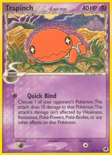 Trapinch δ, Dragon Frontiers 69