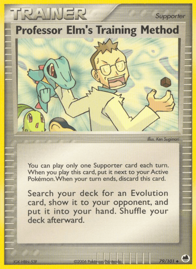 Professor Elm's Training Method, Dragon Frontiers 79