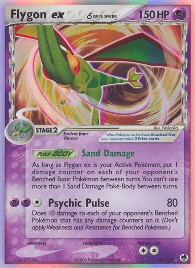 Flygon ex δ, Dragon Frontiers 92