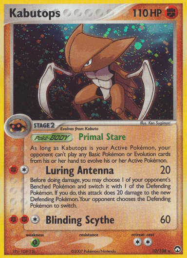 Kabutops, Power Keepers 10