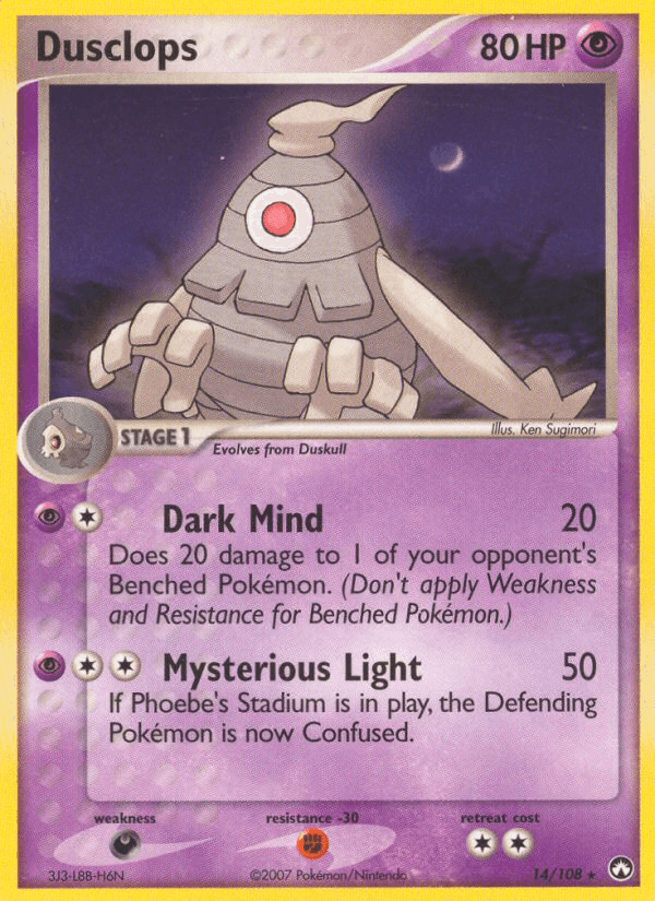 Dusclops, Power Keepers 14