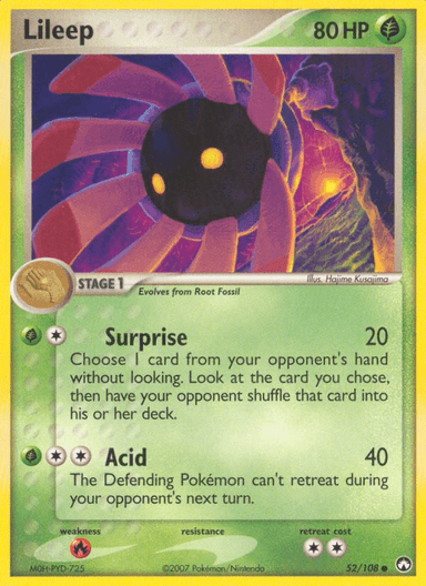 Lileep, Power Keepers 52