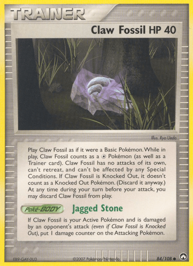 Claw Fossil, Power Keepers 84