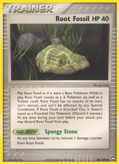 Root Fossil, Power Keepers 86