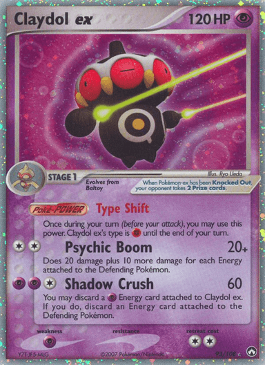 Claydol ex, Power Keepers 93