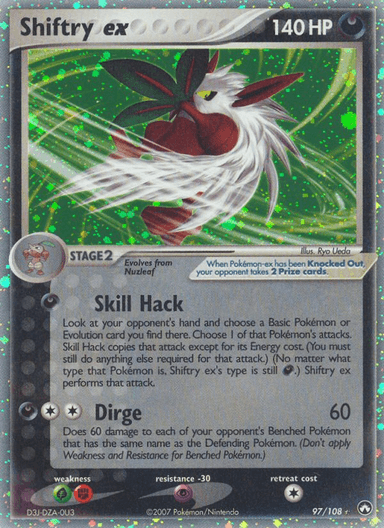 Shiftry ex, Power Keepers 97