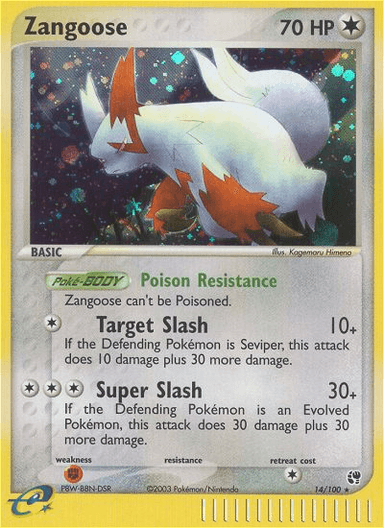 Zangoose, Sandstorm 14