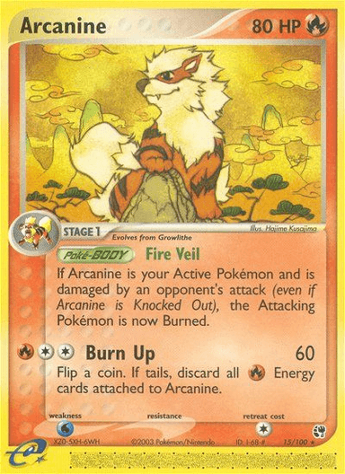 Arcanine, Sandstorm 15