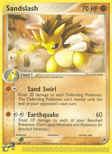 Sandslash, Sandstorm 21