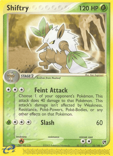Shiftry, Sandstorm 22