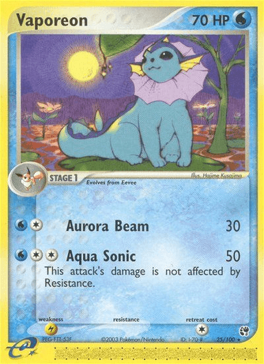 Vaporeon, Sandstorm 25