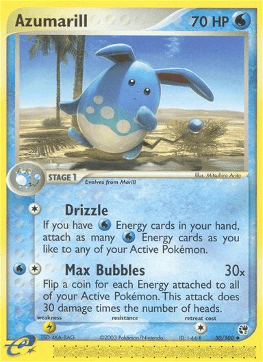 Azumarill, Sandstorm 30