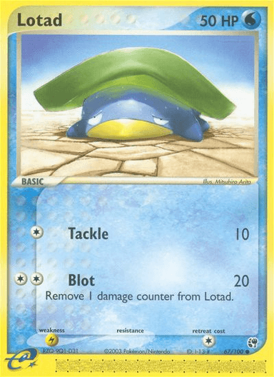 Lotad, Sandstorm 67