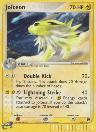 Jolteon, Sandstorm 6